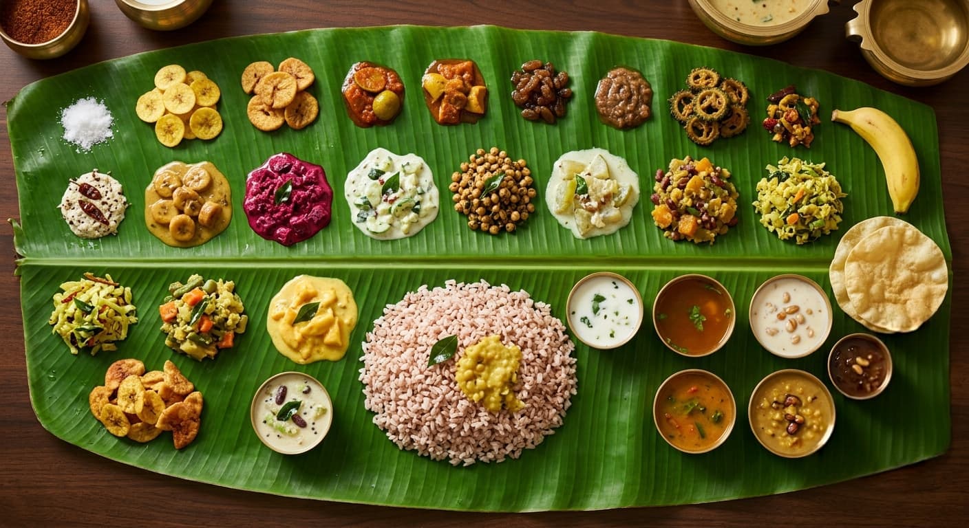 Grand Onam Sadhya(31 traditional dishes) — Onam Sadya by Alreef Panasia Restaurant in Umm Al Hassam, Bahrain