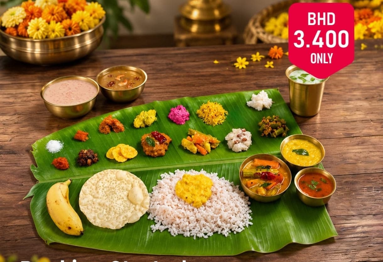 Grand Onam Sadya(25 Traditional Items) — Onam Sadya by Mallu Tiffin House in Hoora, Bahrain